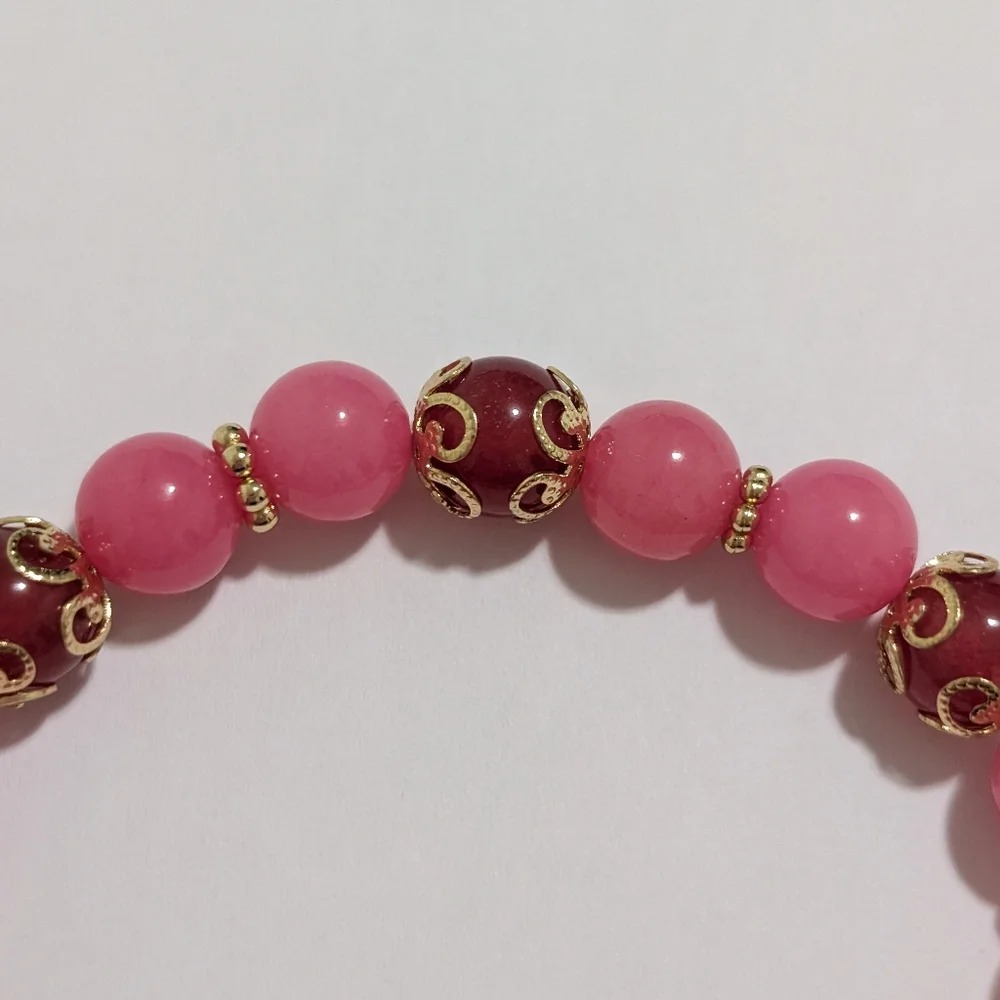 Quartz/Jade Bracelet - Picture 3 of 4